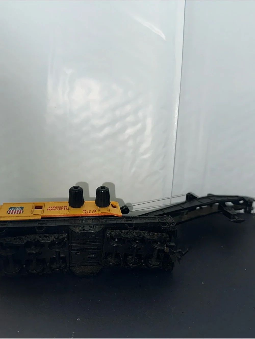 Yellow Crane Train Car Toy